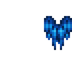 cleora's angel wings - water/aquatic blue