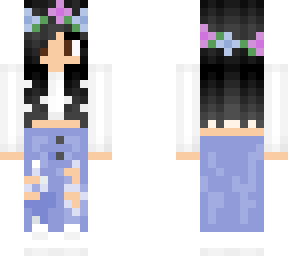 cute flower girl (black hair)