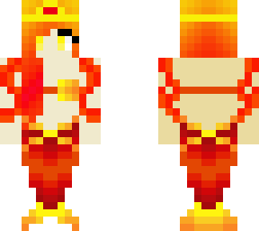 flaming mermaid