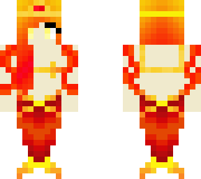 flaming mermaid