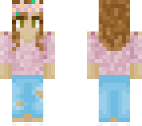 flower crown pink