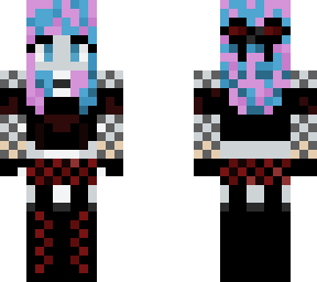 gothic cotton candy girl