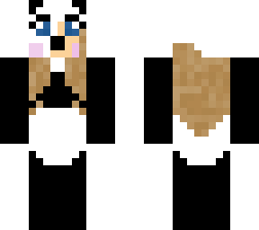 half panda girl, (cute) <3