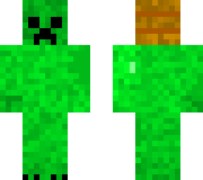 kid in a creeper costume