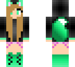 light green wolf girl