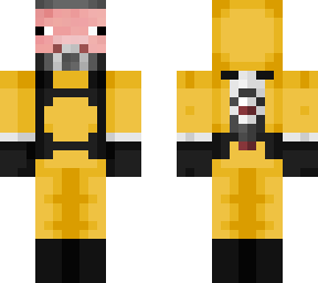 pig in a hazmat suit