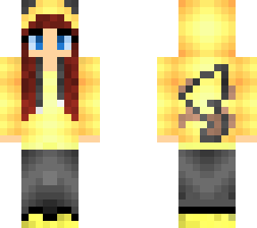 pikachu hoodie girl