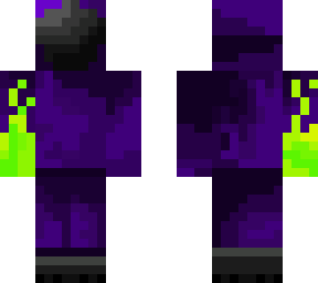 purple astronaut with green plasma hand