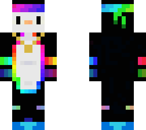 rainbow ninja penguin
