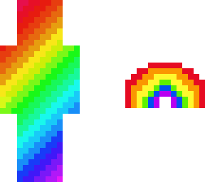 rainbow skin