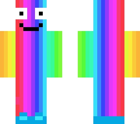 rainbow skin put it on
