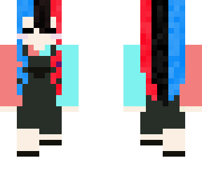 red and blue