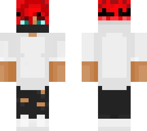 red hair black bandana