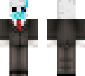 sans wearing mask