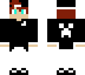 white and black