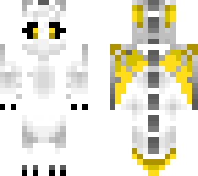 white and yellow dragon