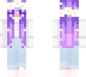 -purple hair-