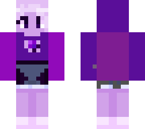amethyst from steven universe in a hoodie
