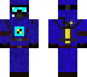 blue hazard scuba diver
