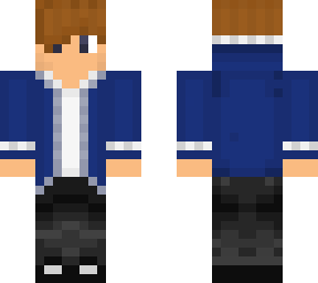 blue hoodie