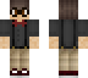 boy with suspenders