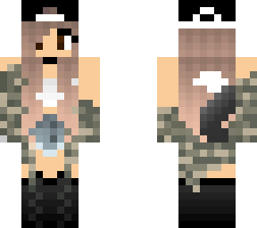camo wolf girl