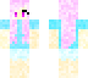 cool blue girl