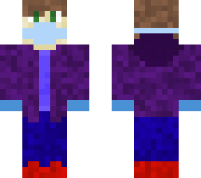 cool guy with mask and gloves