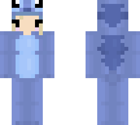 cute girl in stitch onesie (short hair)