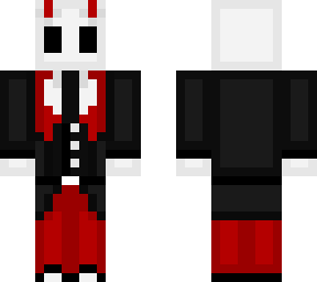 demon wearing suit