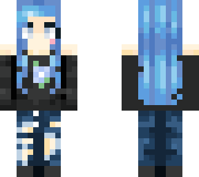 flower shirt minecraft girl skin