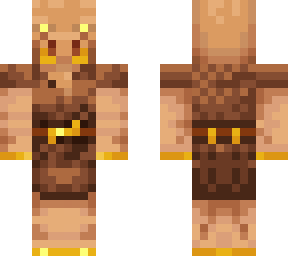 golden piglin (symetrical limbs)
