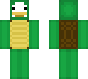 goose dressed as a turtle