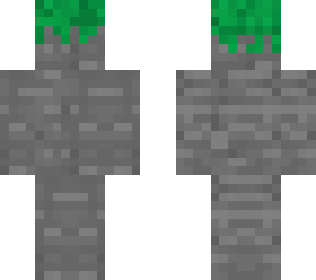 grassy stone