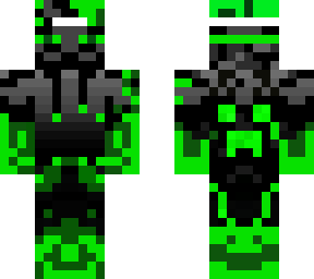 green enderman teen my original skin but green instead of purple