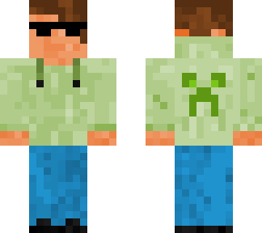 green hoodie guy with sunglasses