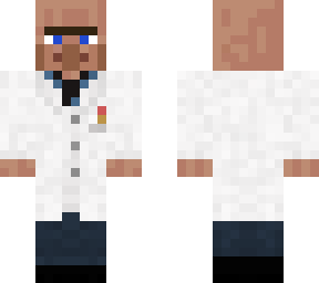 happy villager scientist