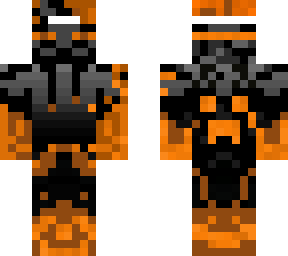 orange enderman teen orange instead of my original skins purple