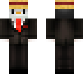 penguin in a tux