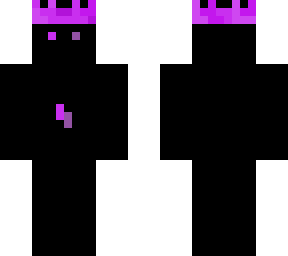 purple crown with no outlines on body