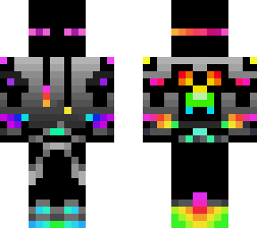rainbow casual enderman