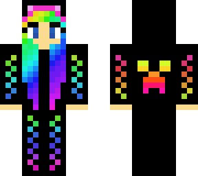 rainbow girl
