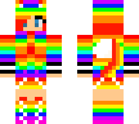 rainbow girl