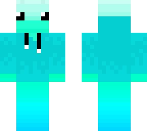 shaded green/blue hoodie derp