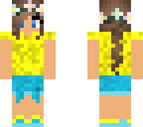 yellow and blue swim girl update
