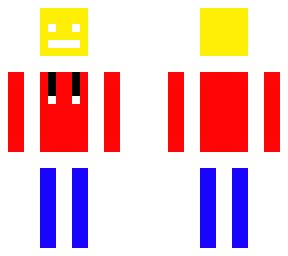 yellow,red,blue robot