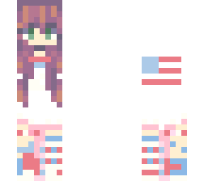 4th of july/memorial day green eyed girl