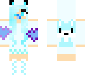 baby blue winter fox