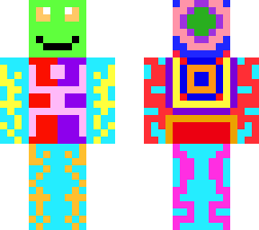 creepy kid (twin of color kid