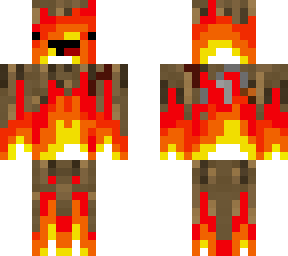 derpy wood on fire